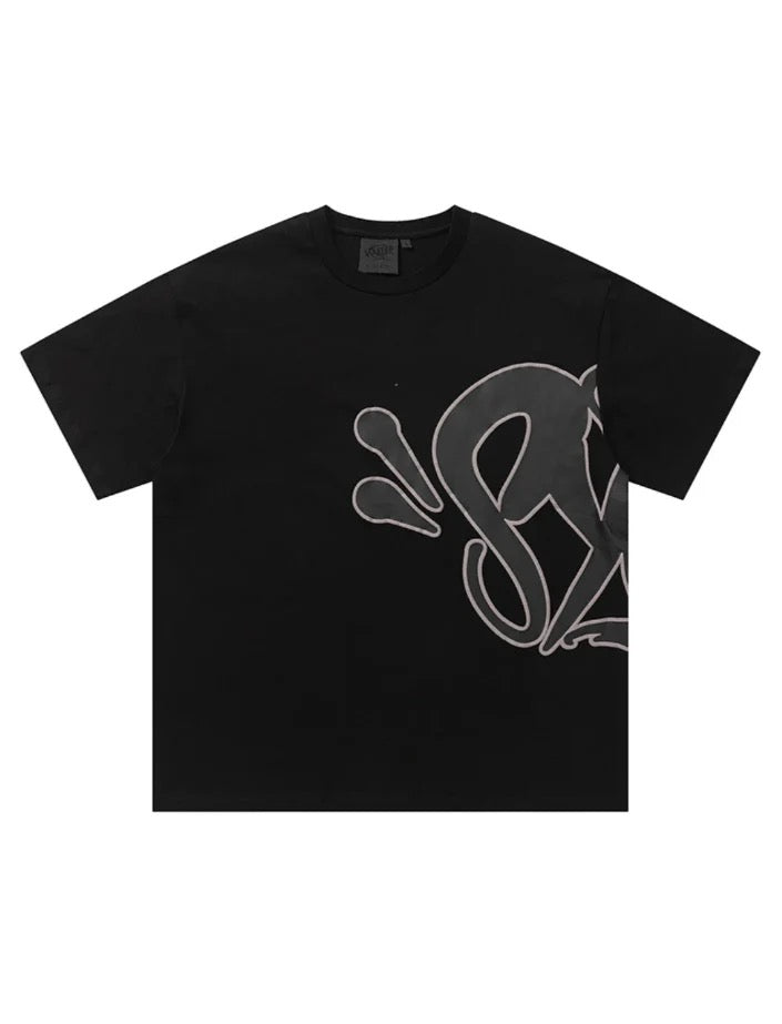 "Graffiti" Short Set Black